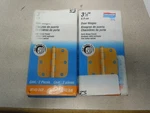 National N143-362 N189-720 3-1/2" Satin Brass Door Hinge 5/8 Round. Boxes Of. Fixed Price $13.00.