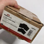 Design House 188995 4" X Butt Square Corner Surface Mount Door - Black. Fixed Price $9.45.