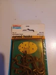 National N180-323 Zinc Plated Curved Pegboard Hooks Lot Of 30 Plus. Fixed Price $49.99.