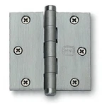 Omnia 985.35BTN 3.5" X Solid Brass Square Corner Plain - Chrome. Fixed Price $51.75.