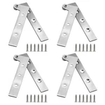 Door Pivot Hinges 4PCS Inch 360 Degree Stainless Steel Windows Cabinet. Fixed Price $24.71.