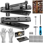 Hidden Door Hinge, 570LBS Load-bearing Thickened Solid Stainless Steel, 360 Rot. Fixed Price $59.59.