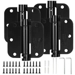 Sophia 4 Pack Self-closing Door Hinge 3.5 Inch Rounded 5/8 Radius, Spring Loaded. Fixed Price $68.88.