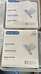 Amerock 3/8 Inset Satin Nickel Decorative Hinges New Boxes Of TEN3428-G10. Fixed Price $20.00.