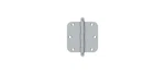 3-1/2" X 5/8" Radius Hinge, W/ Ball Tips Brushed Chrome Pair. Fixed Price $14.18.