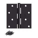 Door Hinges Oil Rubbed Bronze Hardware 4 Inch Square Black Interior Hi.... Fixed Price $38.55.