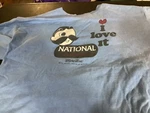 National Bo Light Beer, Love It Tee Shirt S/s (no Size Tag) Calling Small. Fixed Price $14.39.