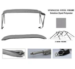 3-BOW Stainless Steel Bimini Top Fits Sea Ray 230 Sundowner Ltd 1992 1993. Fixed Price $572.44.