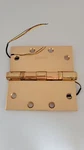 Marray Electrified Hinge, 5.0X5.0, Bright Bronze, 6EA 28AWG Wires Ul Listed. Fixed Price $39.00.