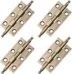 2" Hinges, Square Hinge, Antique Brass For Cabinet Doors Dresser Dra. Fixed Price $19.95.