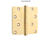 30 Baldwin X Solid Brass Bearing 1/4" Radius Corner Mortise Door Hinge. Fixed Price $21.00.