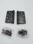 Emtek 94024US10B 4"X Heavy Duty Ball Bearing Steel Plated Hinge, Black. Fixed Price $24.00.