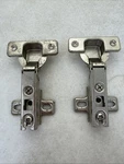 2 Fgv Italy Self Closing Cabinet Hinge 80059 W/ Clip-on Mounting Plates. Fixed Price $29.95.