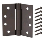 Set Of 2- Adjustable Spring Hinges Everbilt 4-1/2 In. Square Radius/free S&h. Fixed Price $29.99.