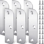 Lounsweer 6 Pcs Hinge Plates 3.5 Inch With 5/8 Door Edge Filler, Sta. Fixed Price $18.85.