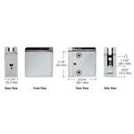 Crl Z912BS Stainless Z-series Square Type Flat Base Clamp. Fixed Price $37.98.