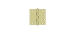 5" X Square Hinges, Ball Bearings Unlacquered Brass Pair. Fixed Price $134.18.