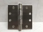 Butt Hinge 4 1/2 X Nickel Finish Full Mortise Mount Square Corners (3PK). Fixed Price $29.99.