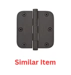 Emtek 91014-US19 Residential Duty Steel Plain Bearing Hinge (5 Pairs) Flat Black. Fixed Price $63.75.