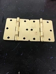 Deltana S35R4BB4 3.5" Ball Bearing Hinge Pair, Brushed Brass. Fixed Price $13.82.