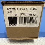 Hager ETW4 BB1279 4-1/2"X4-1/2" Steel Full Mortise Standard Weight Five Knuckle. Fixed Price $149.97.