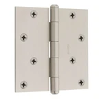 Baldwin Reserve 4 Inch Square Hinge. 9BR7028-002. Satin Nickel. Fixed Price $17.00.