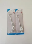 Two (2)NATIONAL Hardware 6" Hook & Eyes N226-381 V2000 New. Fixed Price $6.14.