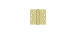 Deltana S44HDBB3 4" X Square Hinge, Hd, Ball Bearings Polished Brass Pair. Fixed Price $26.18.