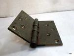 Vintage Stanley Hinges Brass Plated Steel 5X5'' Pat. 2154860. Fixed Price $23.08.