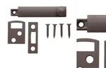 Everbilt 2-1/2 In Oil Rubbed Bronze Surface Bolt And Strike Entry Door 15751. Fixed Price $9.95.