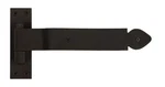 Signature Hardware Glenham Offset Iron Strap Hinge W/ Pintle Black 3-PACK. Fixed Price $49.95.