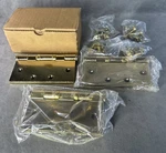 Mckinney Assa Abloy Ta 2714 55846 (box Of 3) 1/2"X4 Brass Hinges Open. Fixed Price $29.74.