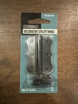 2 Pack Everbilt X 1-3/8 Matte Black Decorative Utility Hinges 1005 694 635. Fixed Price $9.99.