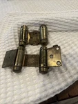 Vintage Bommer Double Action Spring Hinge 3029 Pair (bar Saloon Doors) Nos. Fixed Price $69.00.