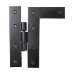 Cabinet Hinges Wrought Iron Black Flush Right Only 4.5"H Renovator's Supply. Fixed Price $14.99.