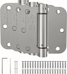 Hosom Pack 3.5" Self Closing Spring Door Hinges 5/8" Radius Brushed Nickel. Fixed Price $25.99.