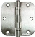 Interior Satin Nickel Door Hinges 3.5 Inch With 5/8 Radius. Fixed Price $25.95.
