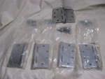5X Stanley FBB179 Ball Butt Door Hinges Lot 4 Nos + Used. Fixed Price $44.00.