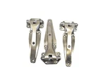 Polar Strap Hinge Silver Brushed Exterior 0109-201-SS 0109-202-SS Lot Of 3. Fixed Price $69.99.