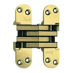 Soss 220US4 Concealed Hinge, Brass, Full Mortise Mounting, 1 3/8 Leaf W X 5. Fixed Price $107.99.