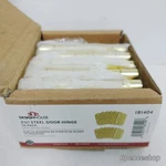 Design House 181404 10-PACK Steel Door Hinge 3.5" 3-1/2 Satin Brass Left/right. Fixed Price $9.99.