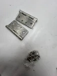 Qty 8 Deltana 4" X Square Corner Bearing Mortise Hinge S44HD15. Fixed Price $18.09.