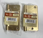 (lot Of 2) S841-528 Gatehouse Satin Brass Door Hinge 1/4" Radius 0308909. Fixed Price $11.99.