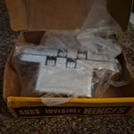 Soss 220US26D Hinge,invisible,satin CHROME,5 1/2 4DNN9. Fixed Price $69.00.
