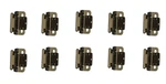 10) BP7565BB Amerock 3/8 (10MM) Inset Self Closing Partial Wrap Cabinet Hinge. Fixed Price $59.87.