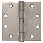 4-1/2" X Dull Nickel Plain Bearing Square Hinge By Laurence. Fixed Price $79.13.