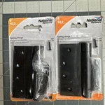 2-PACK National Hardware N350-793 Spring Door Hinge 4 Oil Rubbed Bronze. Fixed Price $33.74.