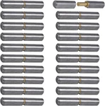 20 Pack Barrel Hinges Inch, 3-1/8" 1/2" Carbon Steel Weldable Bullet. Fixed Price $37.67.