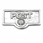 Switch Plate Tags Post Name Signs Labels Chrome Brass Pack Of 25. Fixed Price $236.99.