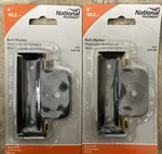 Lot Of 2 National Hardware N304-006 In. Black Butt Marker New Sealed. Fixed Price $15.99.
